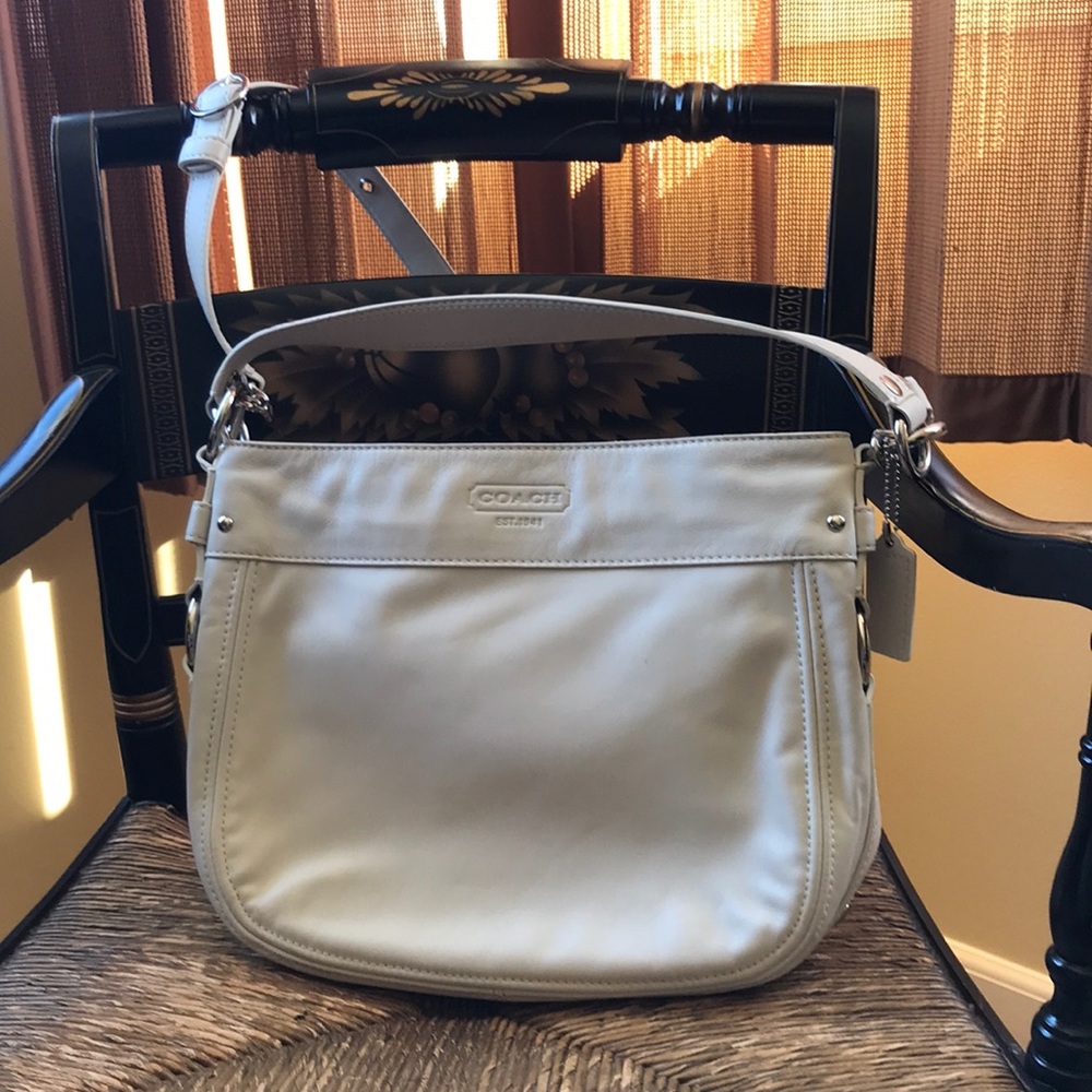 Coach Crossbody Bag in Light Gray
